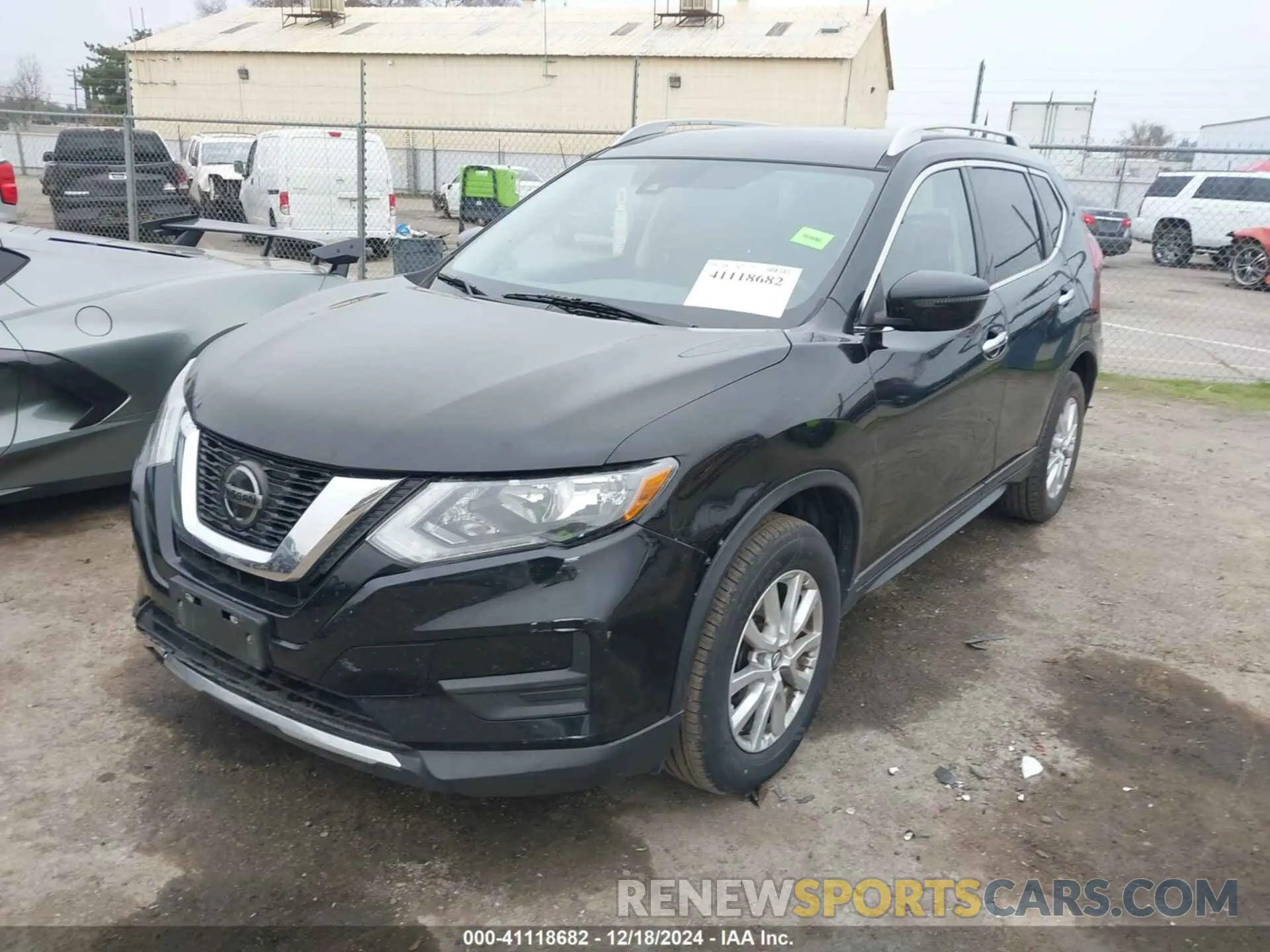 2 fotografías del automóvil dañado 5N1AT2MVXKC702143 NISSAN ROGUE 2019