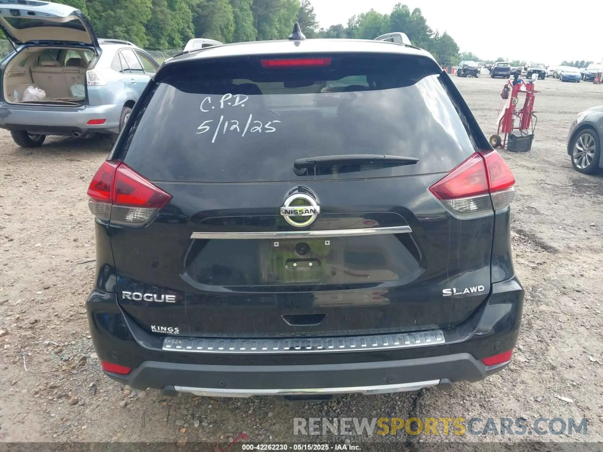 16 fotografías del automóvil dañado 5N1AT2MVXKC713921 NISSAN ROGUE 2019