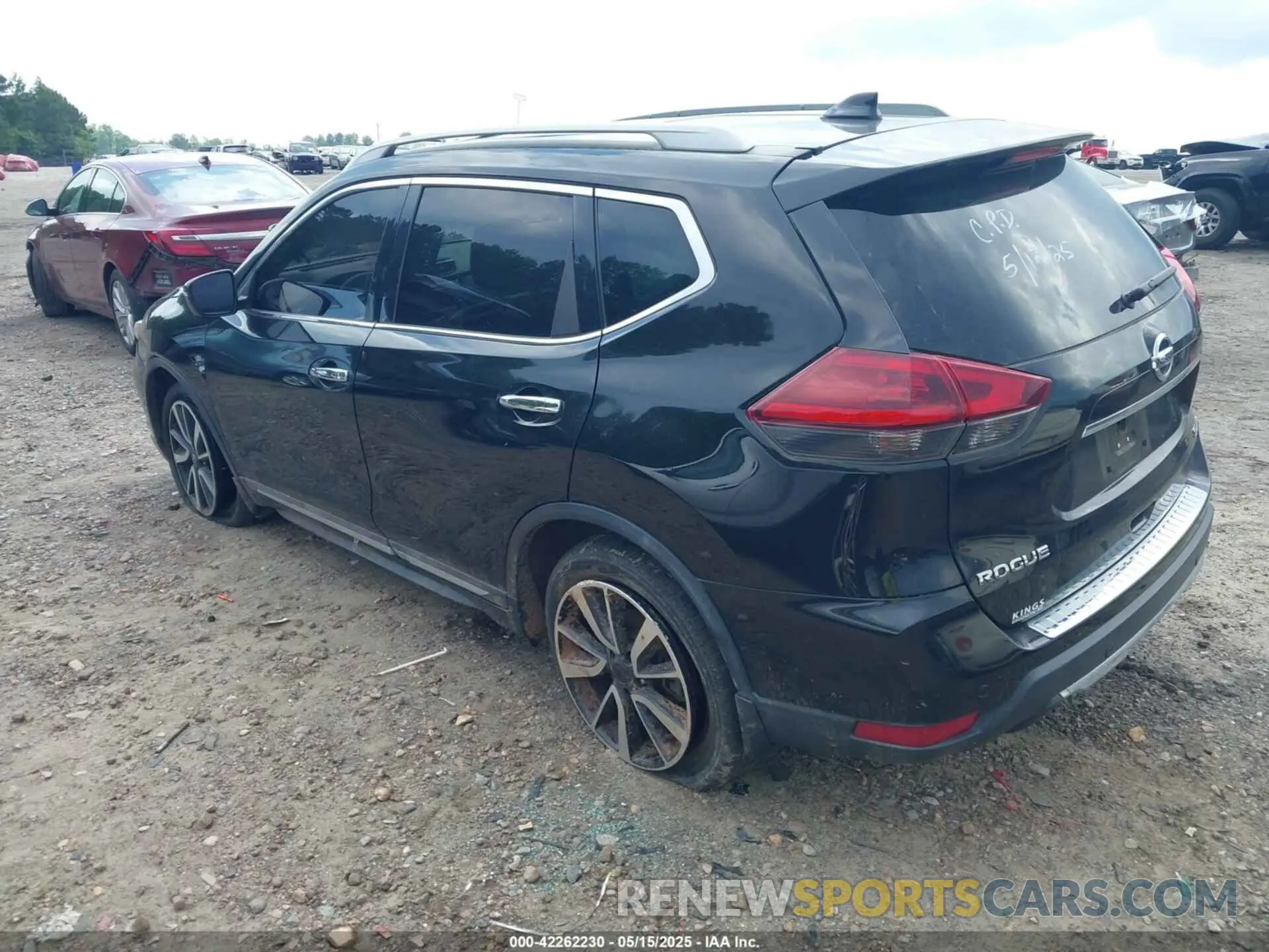 3 fotografías del automóvil dañado 5N1AT2MVXKC713921 NISSAN ROGUE 2019