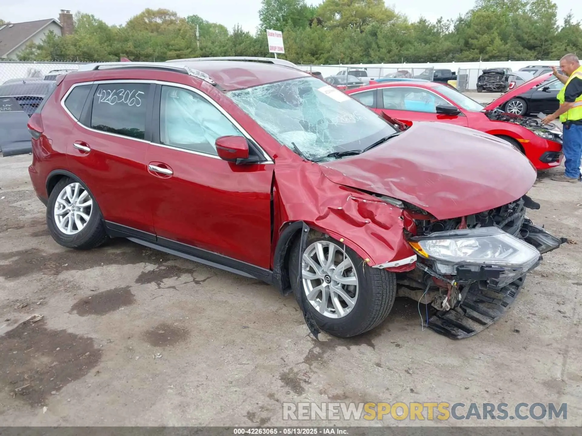 1 fotografías del automóvil dañado 5N1AT2MVXKC721517 NISSAN ROGUE 2019