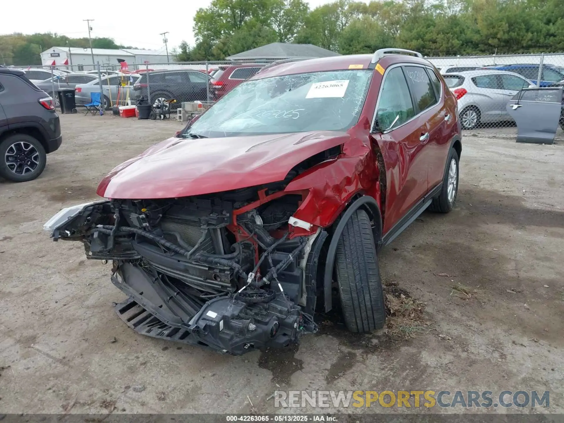 6 fotografías del automóvil dañado 5N1AT2MVXKC721517 NISSAN ROGUE 2019