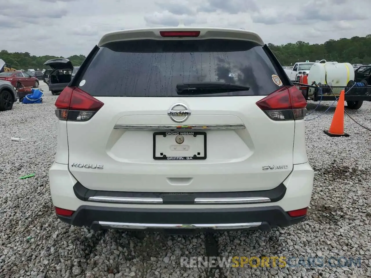 6 fotografías del automóvil dañado 5N1AT2MVXKC764948 NISSAN ROGUE 2019
