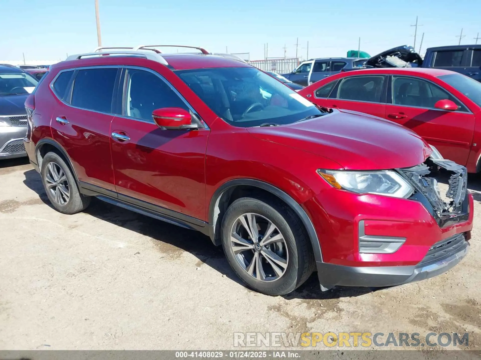 1 fotografías del automóvil dañado 5N1AT2MVXKC801738 NISSAN ROGUE 2019