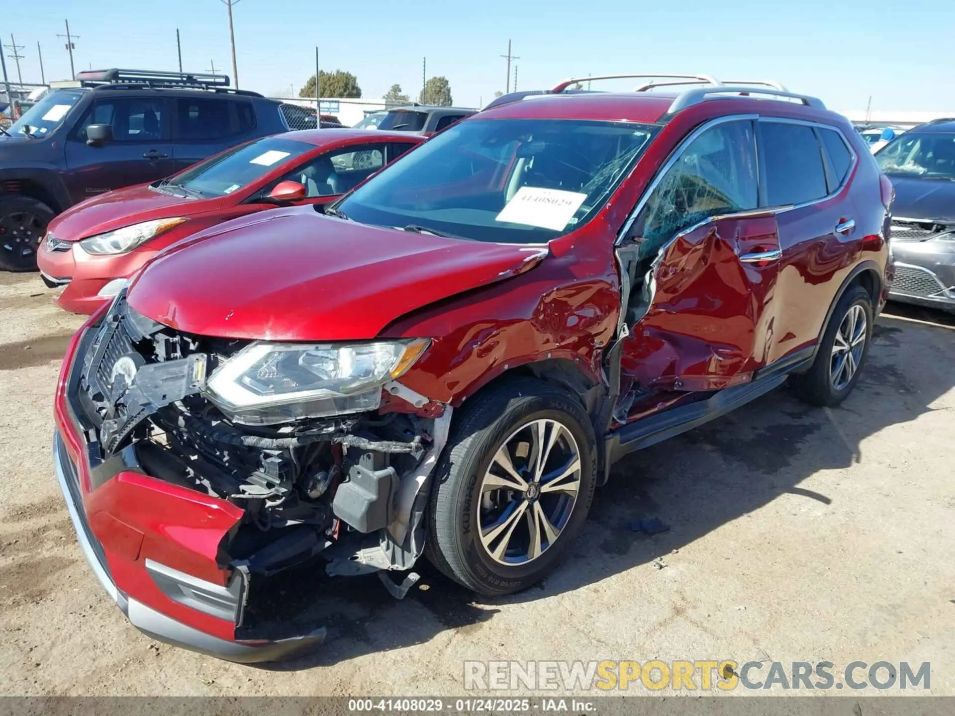 6 fotografías del automóvil dañado 5N1AT2MVXKC801738 NISSAN ROGUE 2019