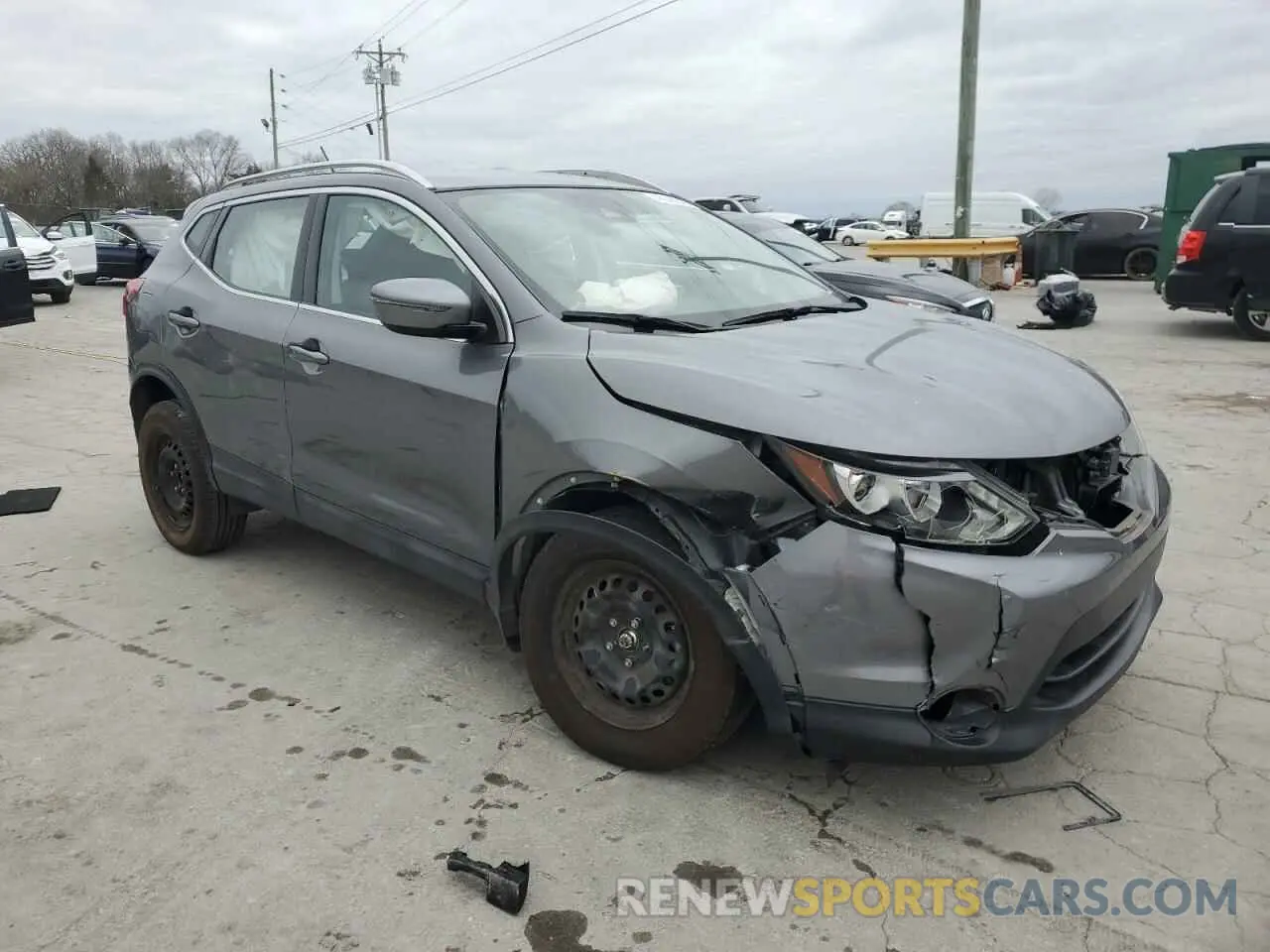 4 fotografías del automóvil dañado JN1BJ1CP1KW236440 NISSAN ROGUE 2019