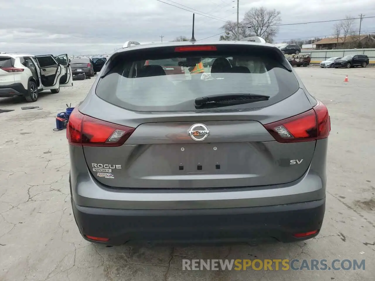6 fotografías del automóvil dañado JN1BJ1CP1KW236440 NISSAN ROGUE 2019