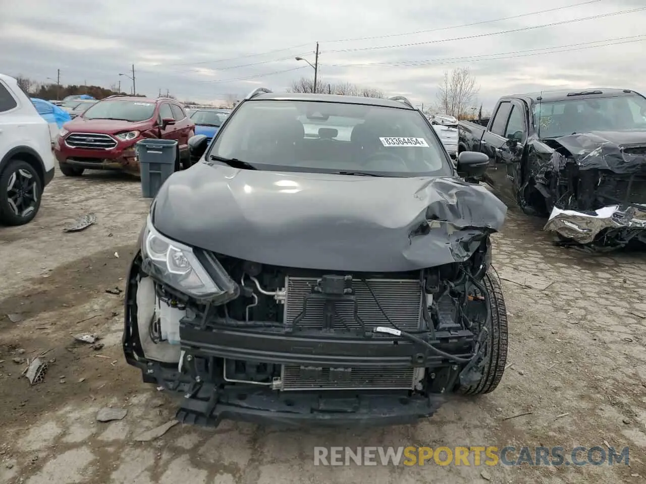 5 fotografías del automóvil dañado JN1BJ1CP2KW240416 NISSAN ROGUE 2019