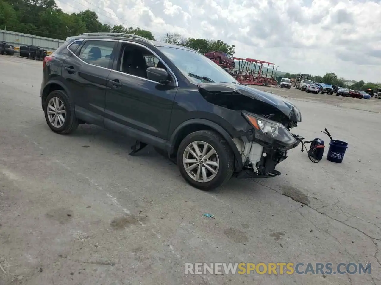 4 fotografías del automóvil dañado JN1BJ1CP2KW523740 NISSAN ROGUE 2019