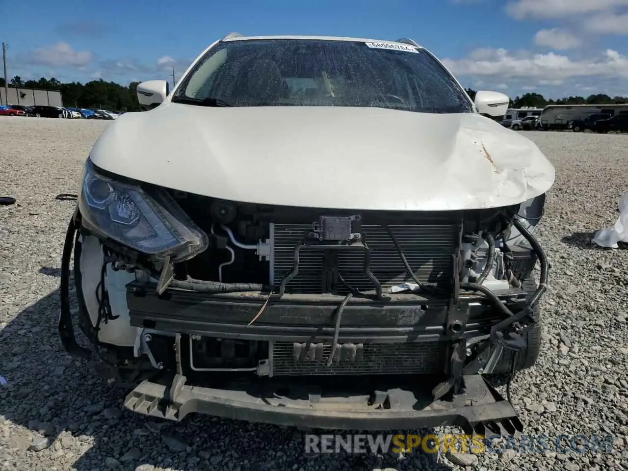5 fotografías del automóvil dañado JN1BJ1CP2KW524273 NISSAN ROGUE 2019