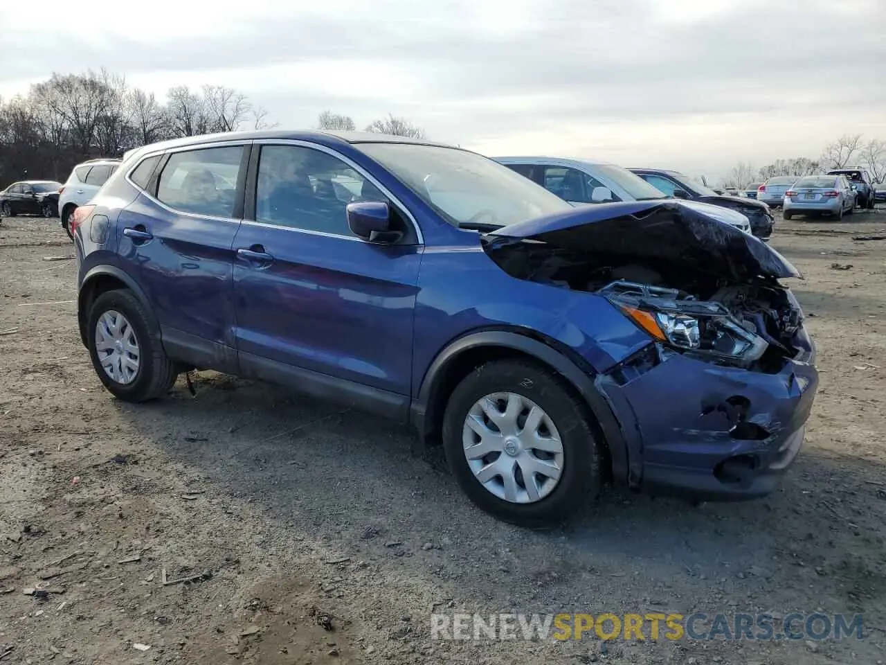 4 fotografías del automóvil dañado JN1BJ1CP7KW228892 NISSAN ROGUE 2019