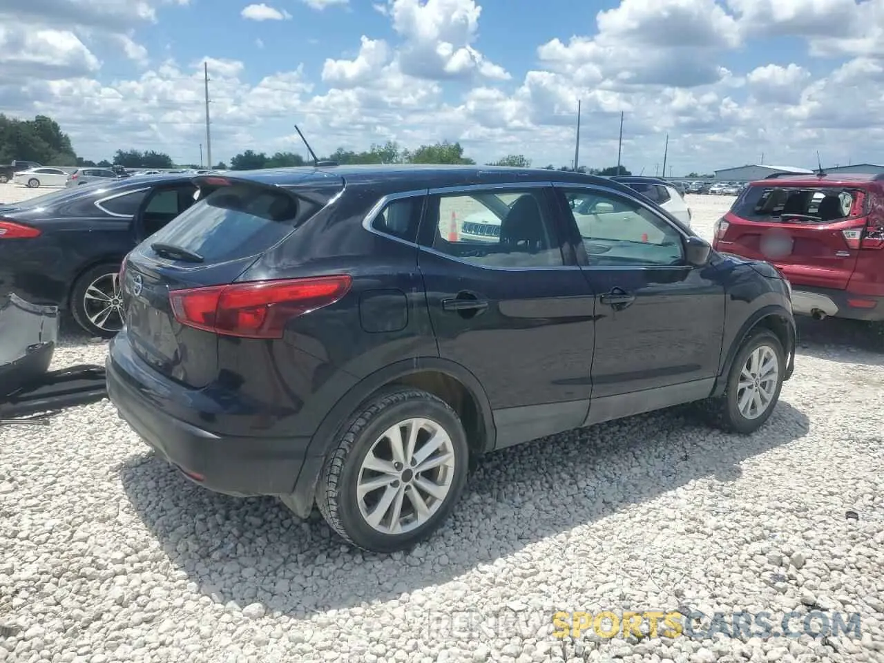 3 fotografías del automóvil dañado JN1BJ1CP7KW229802 NISSAN ROGUE 2019
