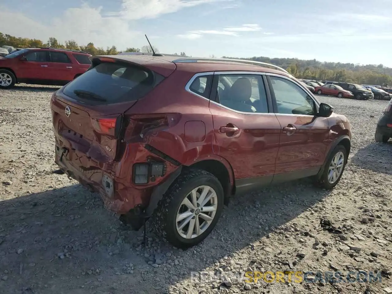 3 fotografías del automóvil dañado JN1BJ1CP8KW230554 NISSAN ROGUE 2019