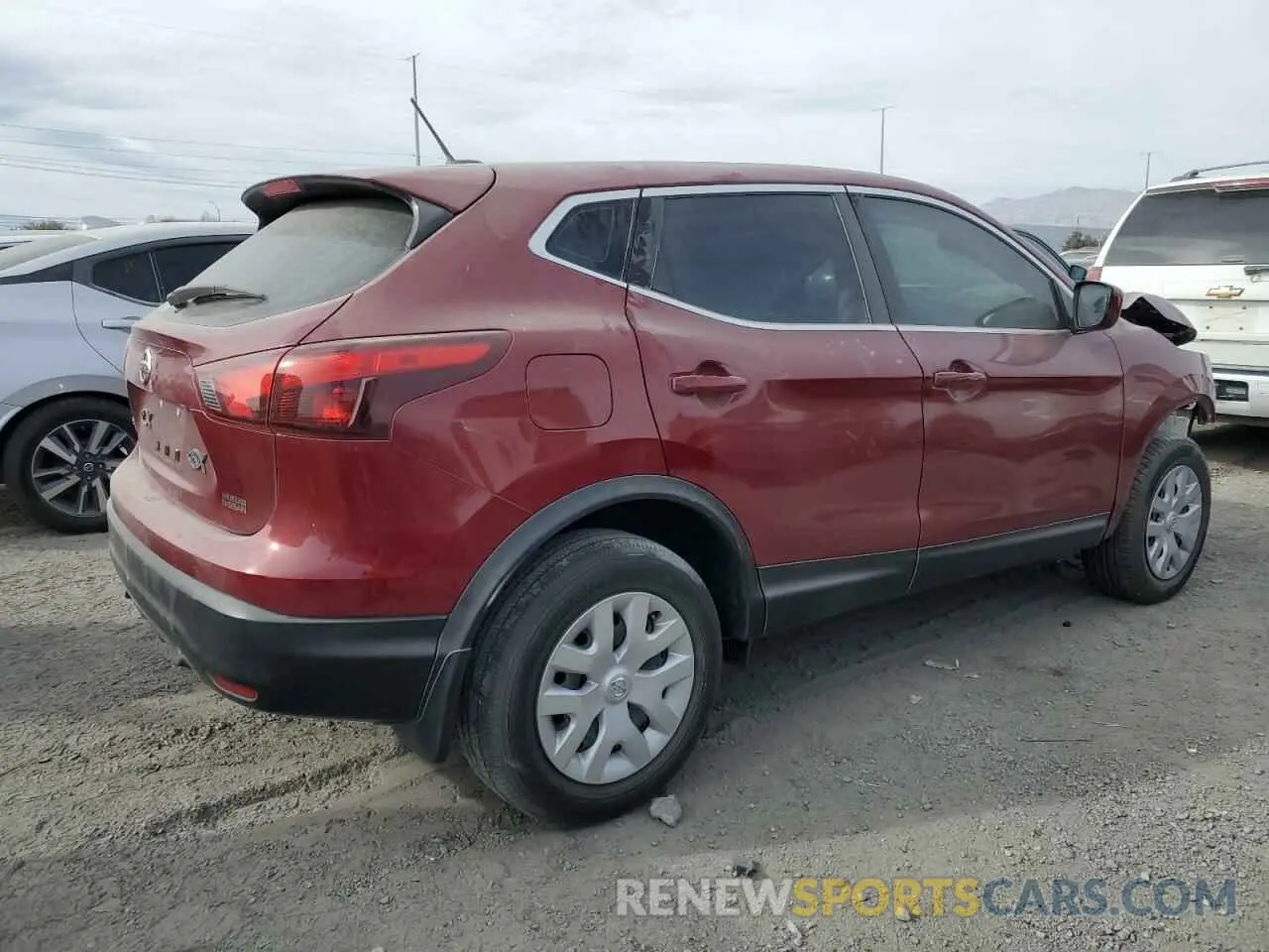 3 fotografías del automóvil dañado JN1BJ1CP8KW243062 NISSAN ROGUE 2019
