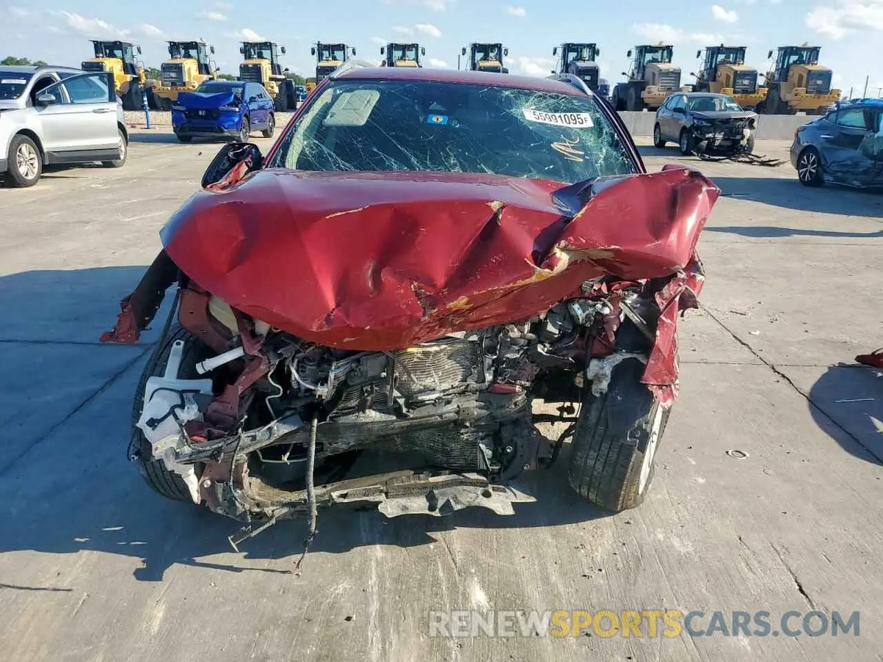 5 fotografías del automóvil dañado JN1BJ1CP9KW232605 NISSAN ROGUE 2019