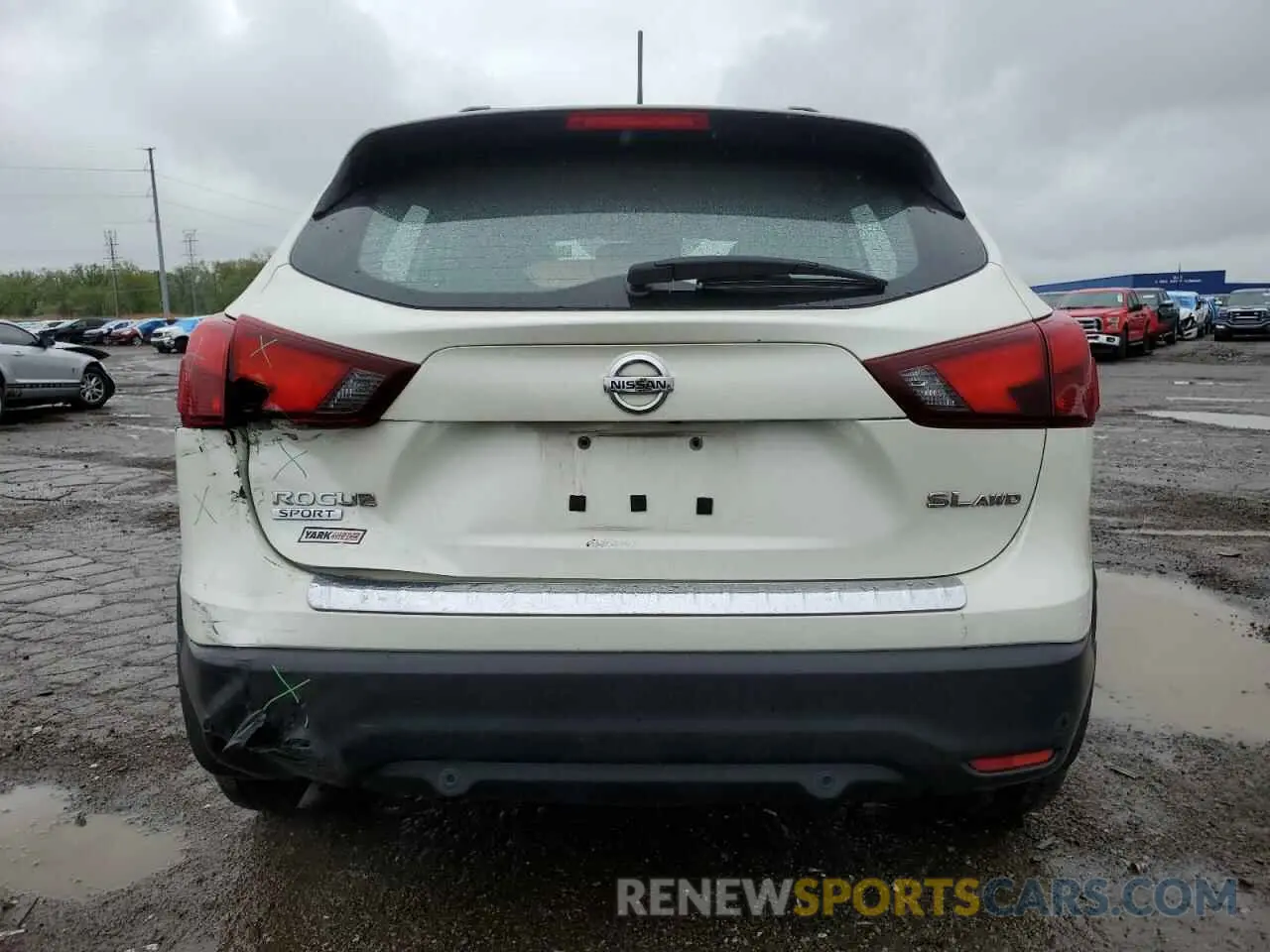 6 fotografías del automóvil dañado JN1BJ1CR0KW318483 NISSAN ROGUE 2019