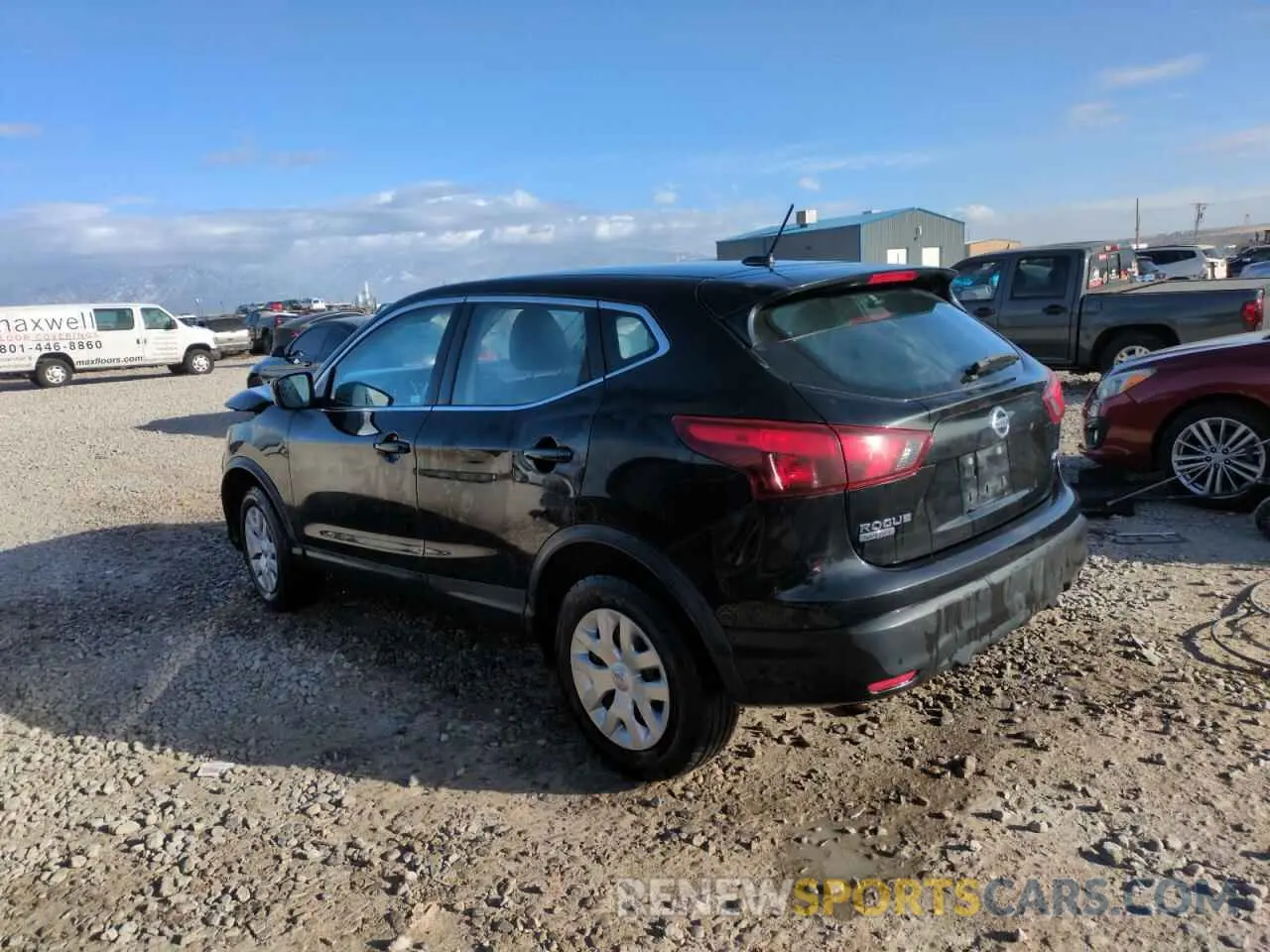 2 fotografías del automóvil dañado JN1BJ1CR0KW335557 NISSAN ROGUE 2019
