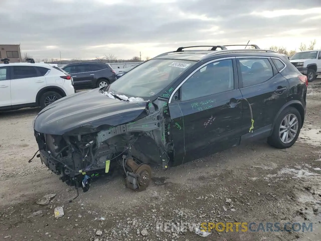 1 fotografías del automóvil dañado JN1BJ1CR0KW631047 NISSAN ROGUE 2019