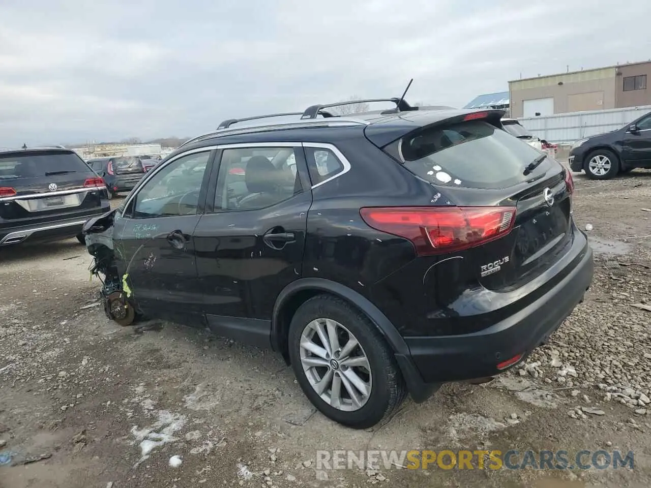 2 fotografías del automóvil dañado JN1BJ1CR0KW631047 NISSAN ROGUE 2019