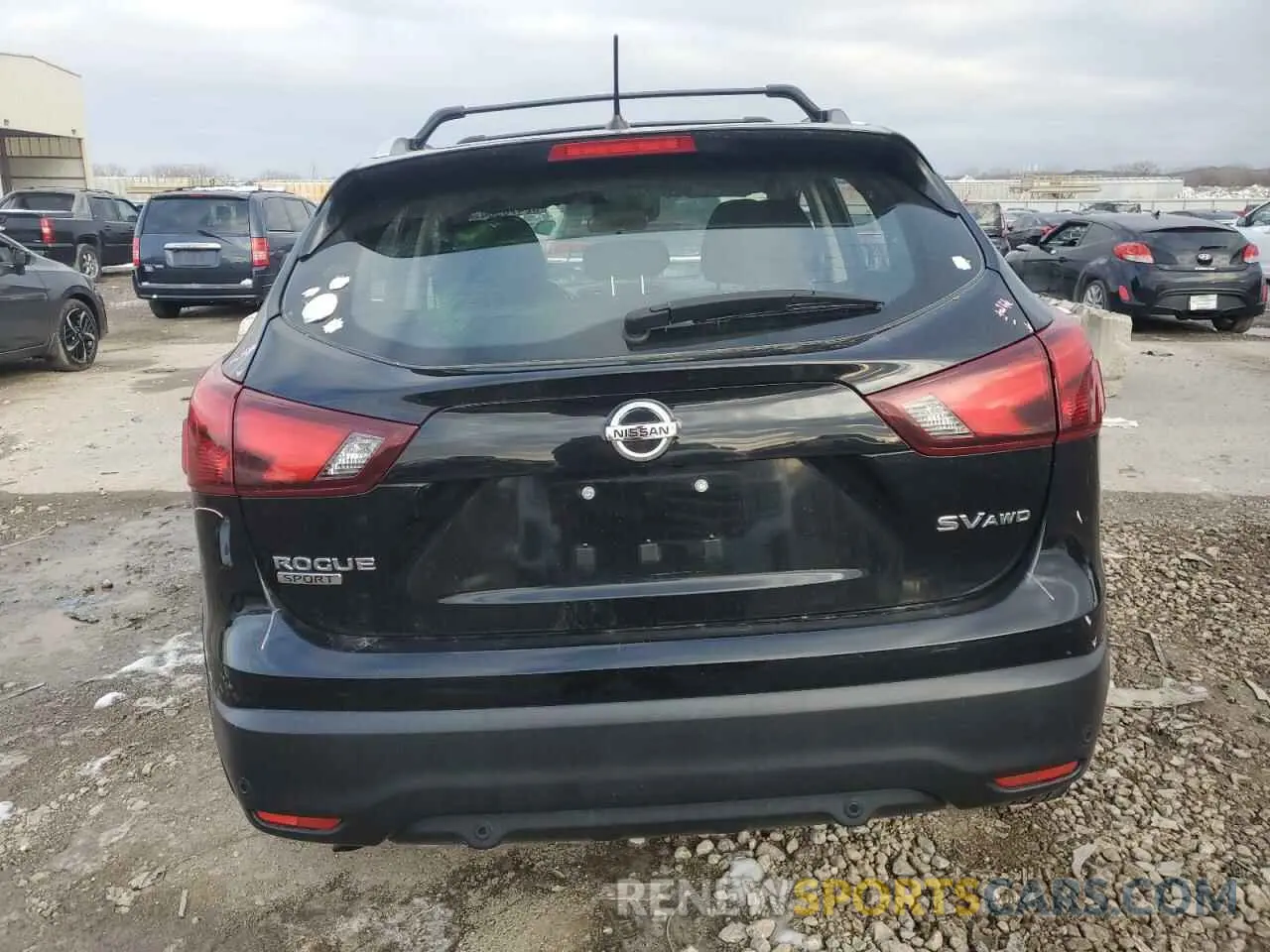6 fotografías del automóvil dañado JN1BJ1CR0KW631047 NISSAN ROGUE 2019