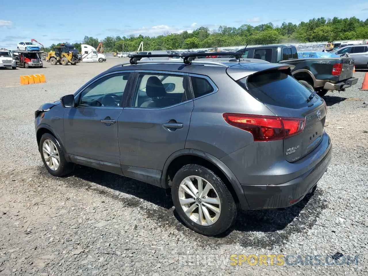 2 fotografías del automóvil dañado JN1BJ1CR3KW341109 NISSAN ROGUE 2019
