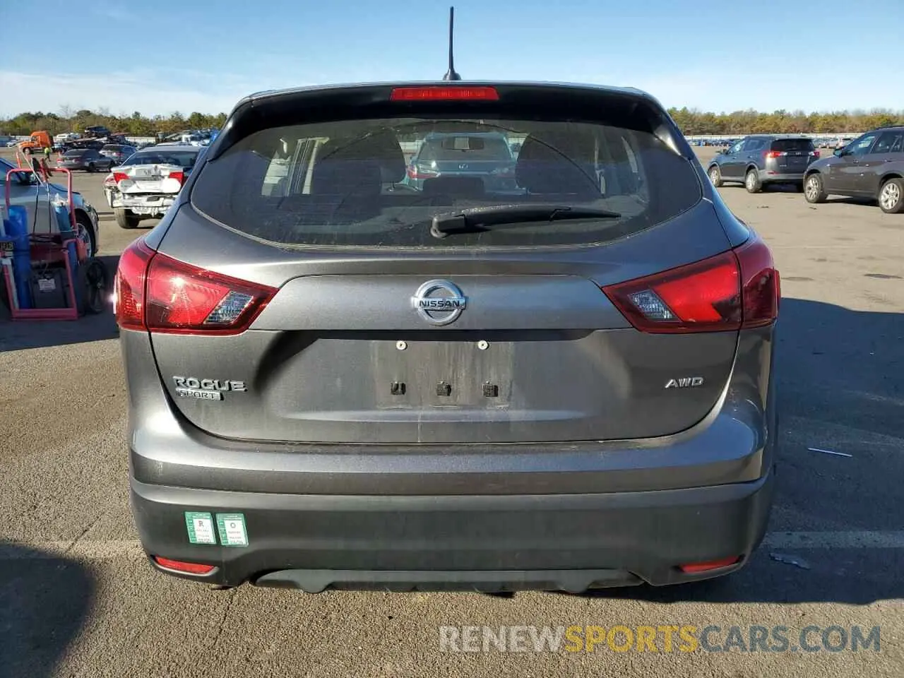 6 fotografías del automóvil dañado JN1BJ1CR4KW324190 NISSAN ROGUE 2019
