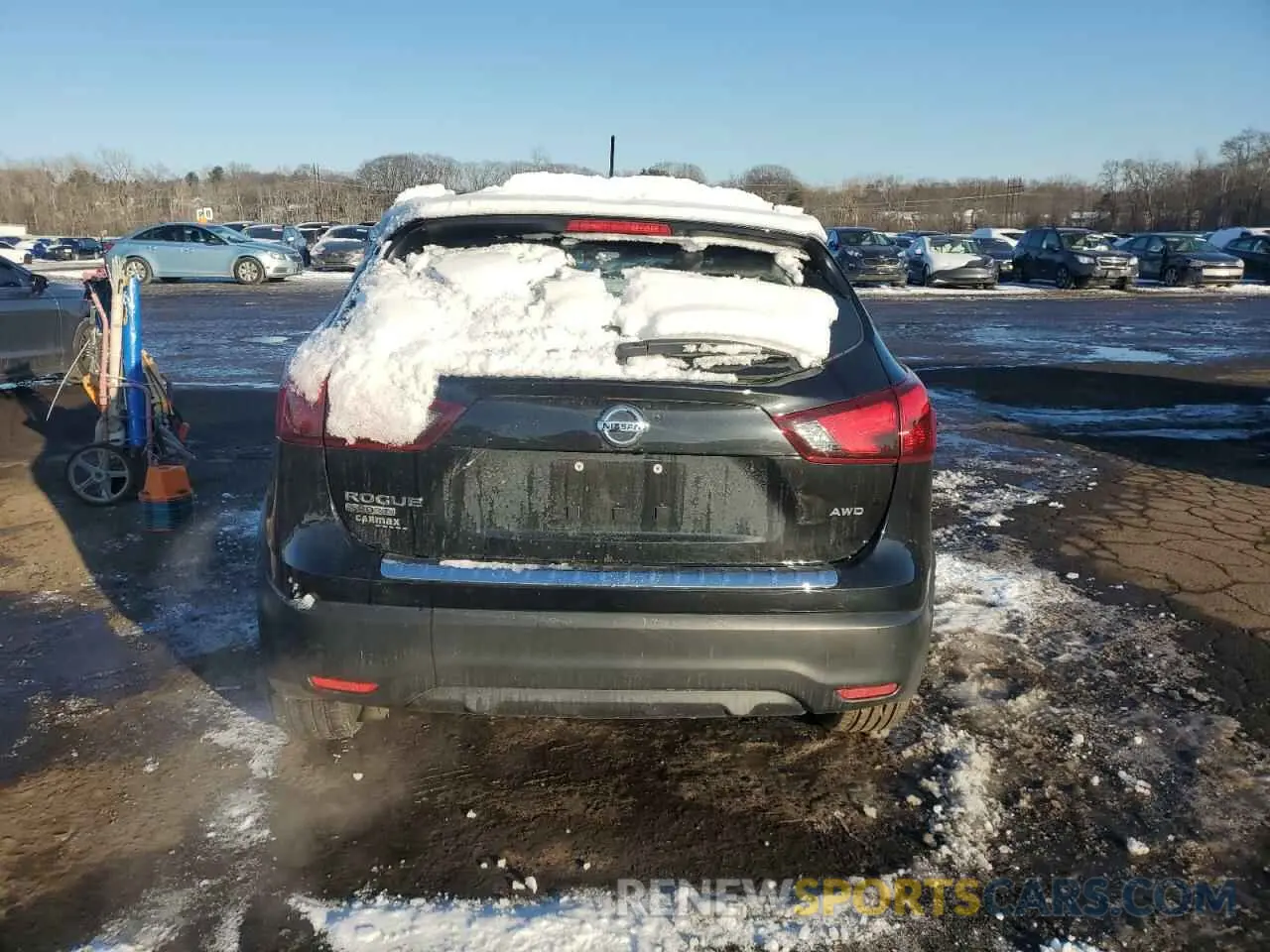 6 fotografías del automóvil dañado JN1BJ1CR4KW630905 NISSAN ROGUE 2019