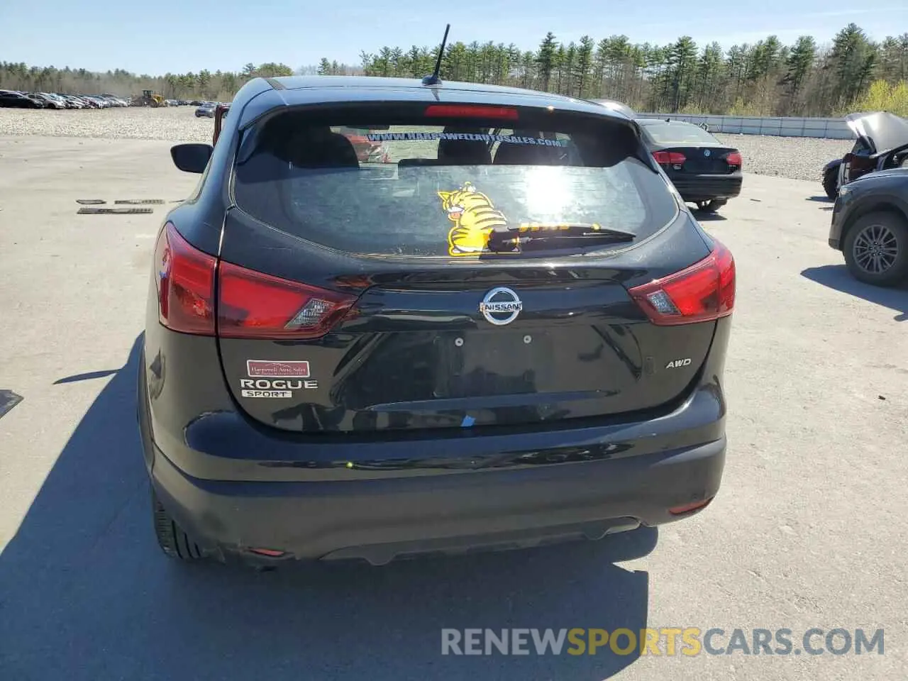 6 fotografías del automóvil dañado JN1BJ1CR5KW318026 NISSAN ROGUE 2019