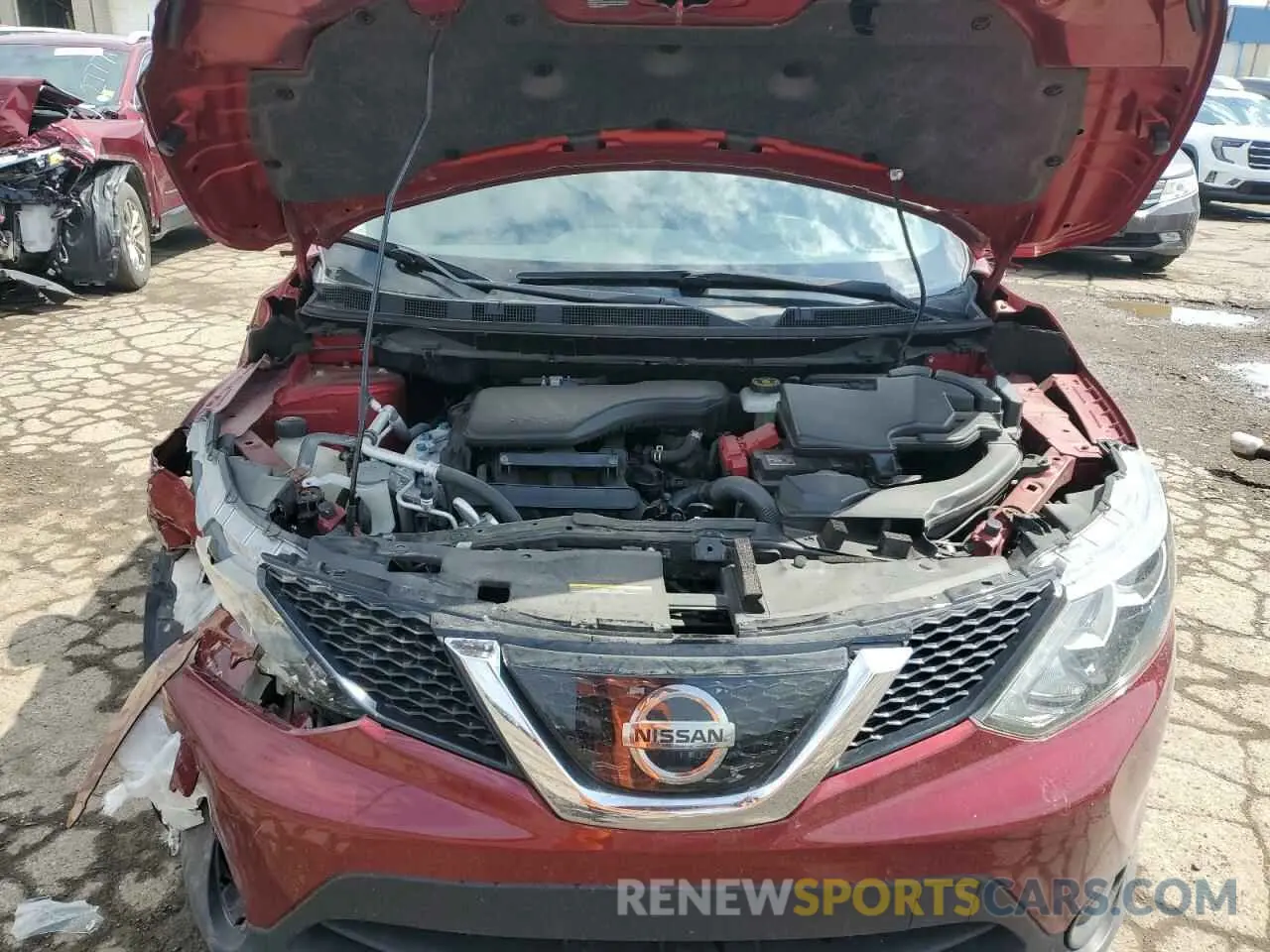 11 fotografías del automóvil dañado JN1BJ1CR6KW322442 NISSAN ROGUE 2019