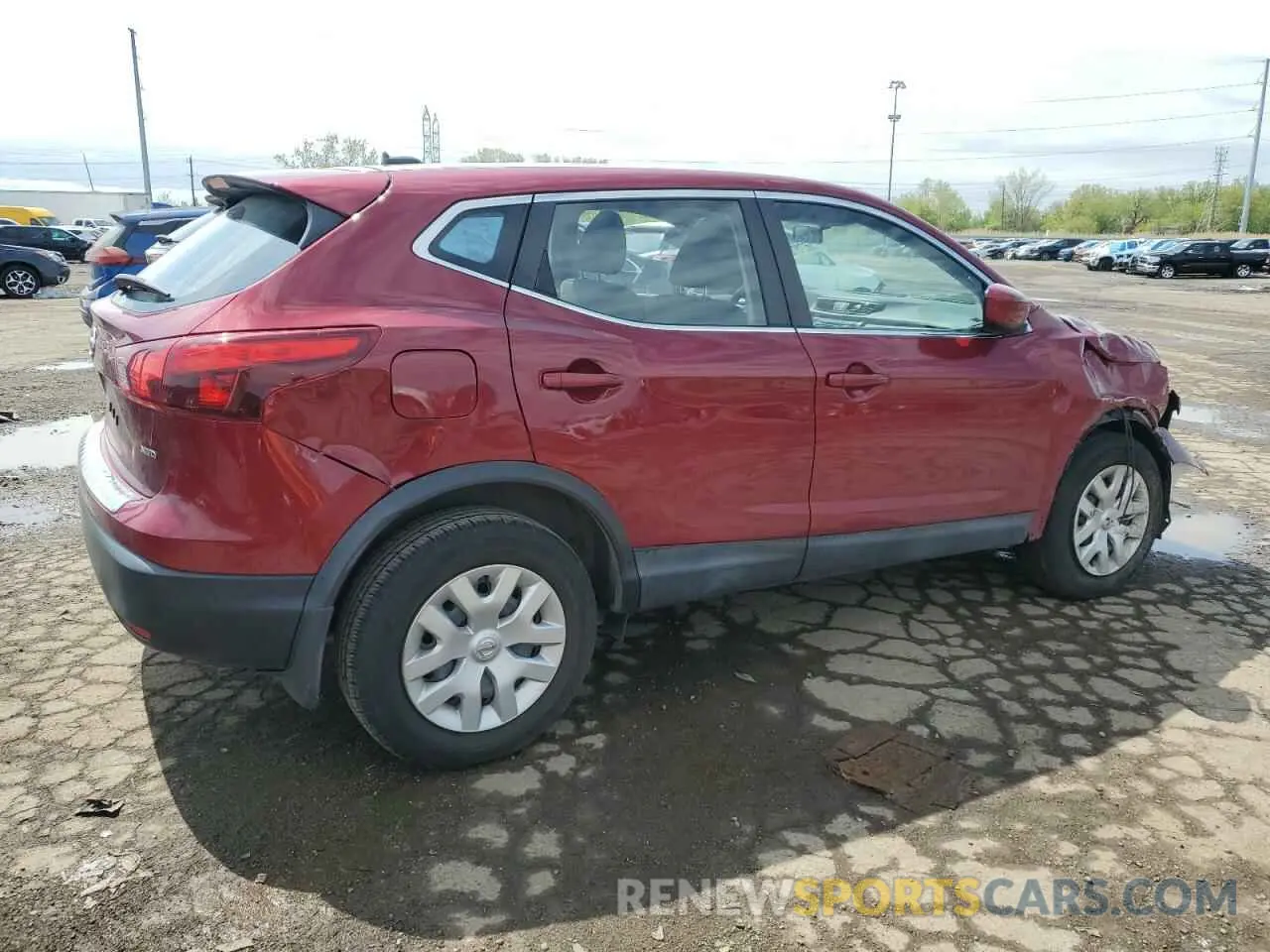 3 fotografías del automóvil dañado JN1BJ1CR6KW322442 NISSAN ROGUE 2019