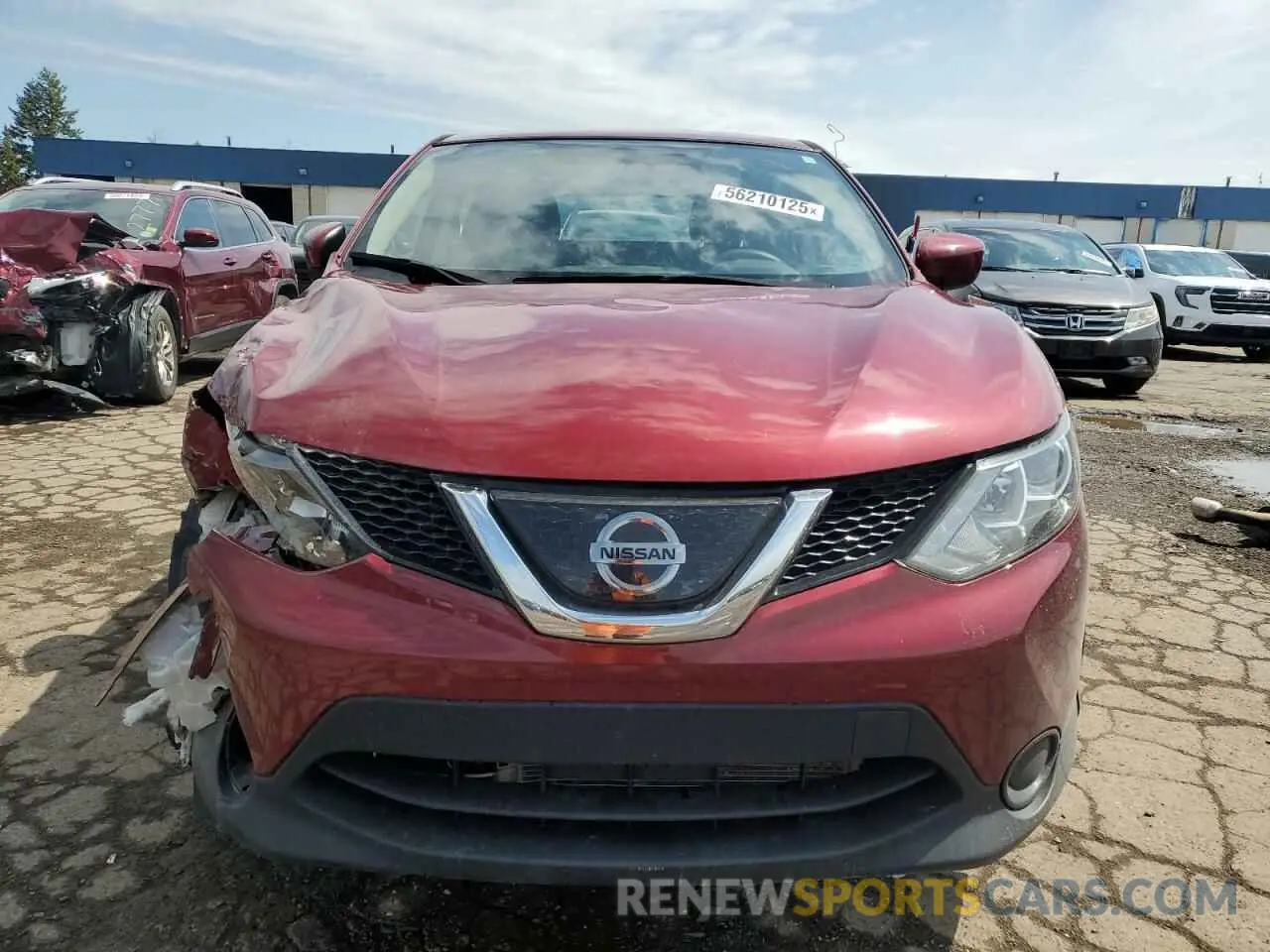 5 fotografías del automóvil dañado JN1BJ1CR6KW322442 NISSAN ROGUE 2019