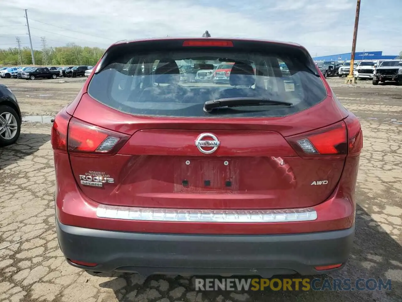 6 fotografías del automóvil dañado JN1BJ1CR6KW322442 NISSAN ROGUE 2019
