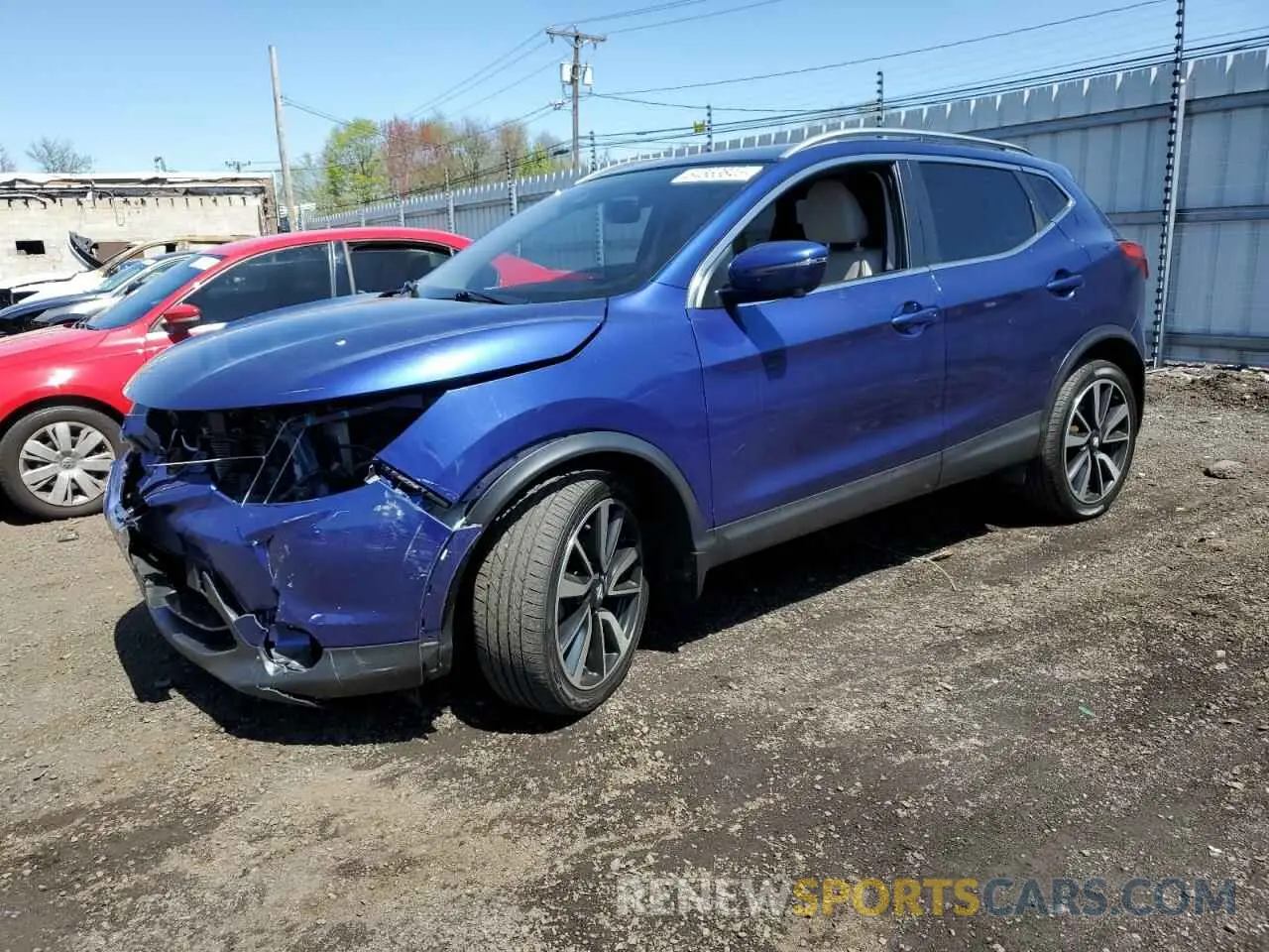 1 fotografías del automóvil dañado JN1BJ1CR7KW315127 NISSAN ROGUE 2019