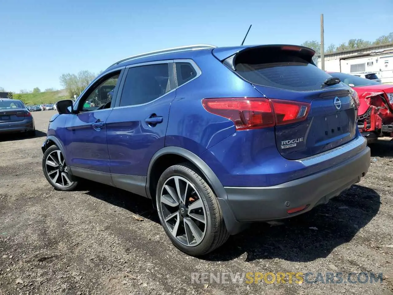 2 fotografías del automóvil dañado JN1BJ1CR7KW315127 NISSAN ROGUE 2019