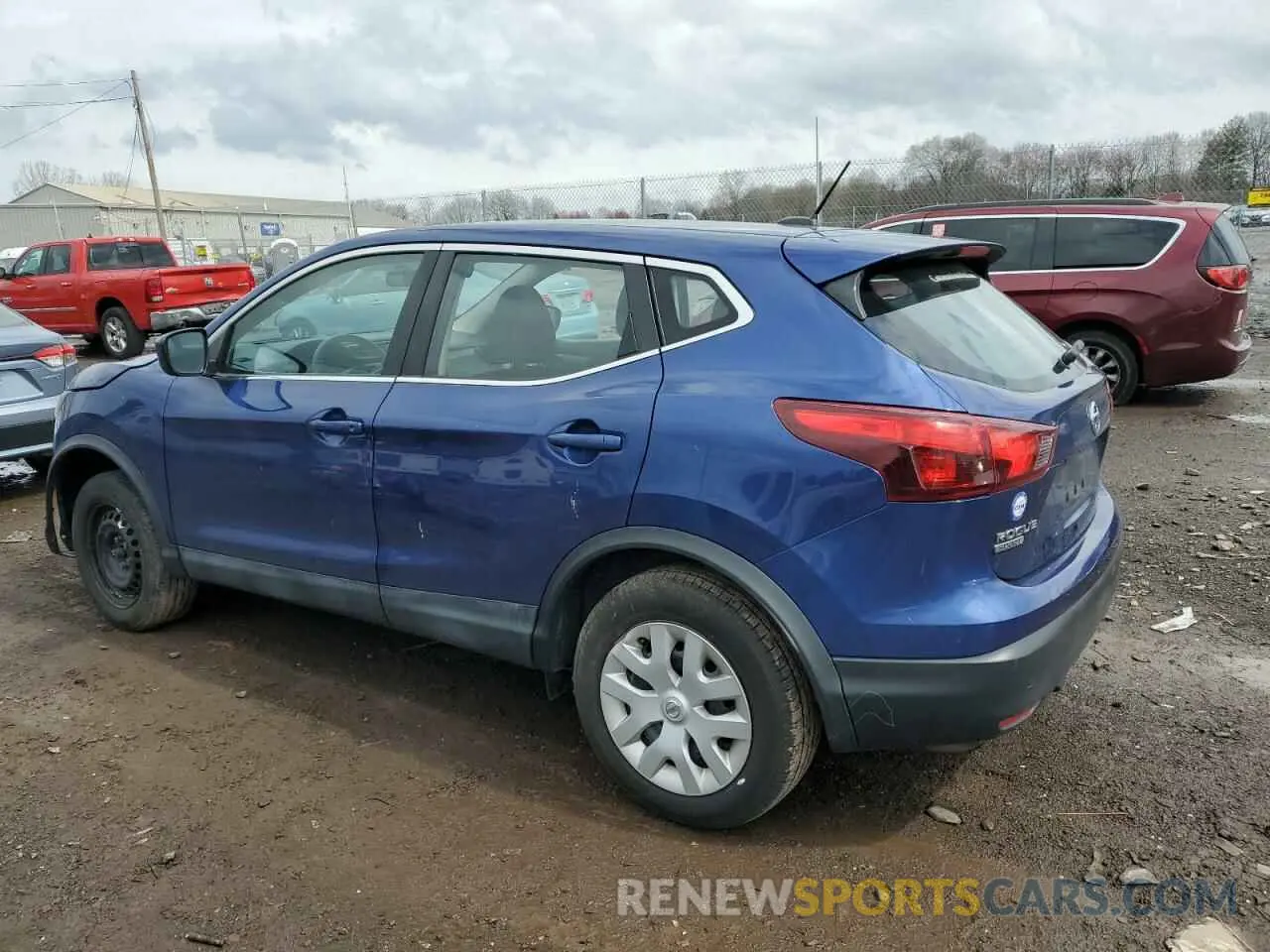 2 fotografías del automóvil dañado JN1BJ1CR7KW348774 NISSAN ROGUE 2019