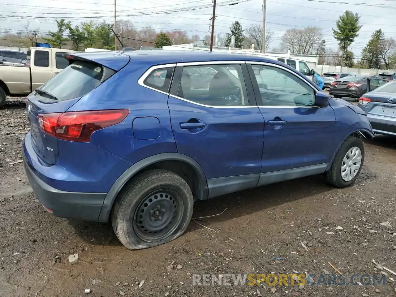 3 fotografías del automóvil dañado JN1BJ1CR7KW348774 NISSAN ROGUE 2019