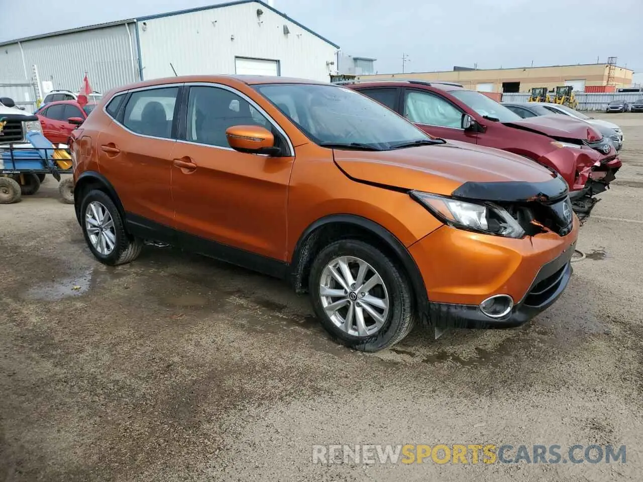 4 fotografías del automóvil dañado JN1BJ1CR8KW336679 NISSAN ROGUE 2019