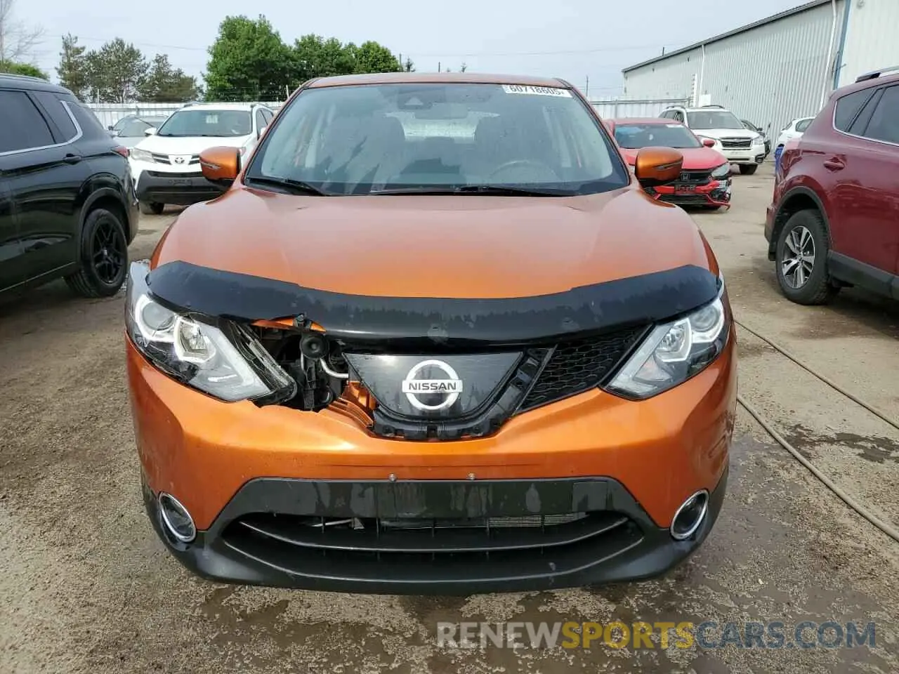 5 fotografías del automóvil dañado JN1BJ1CR8KW336679 NISSAN ROGUE 2019