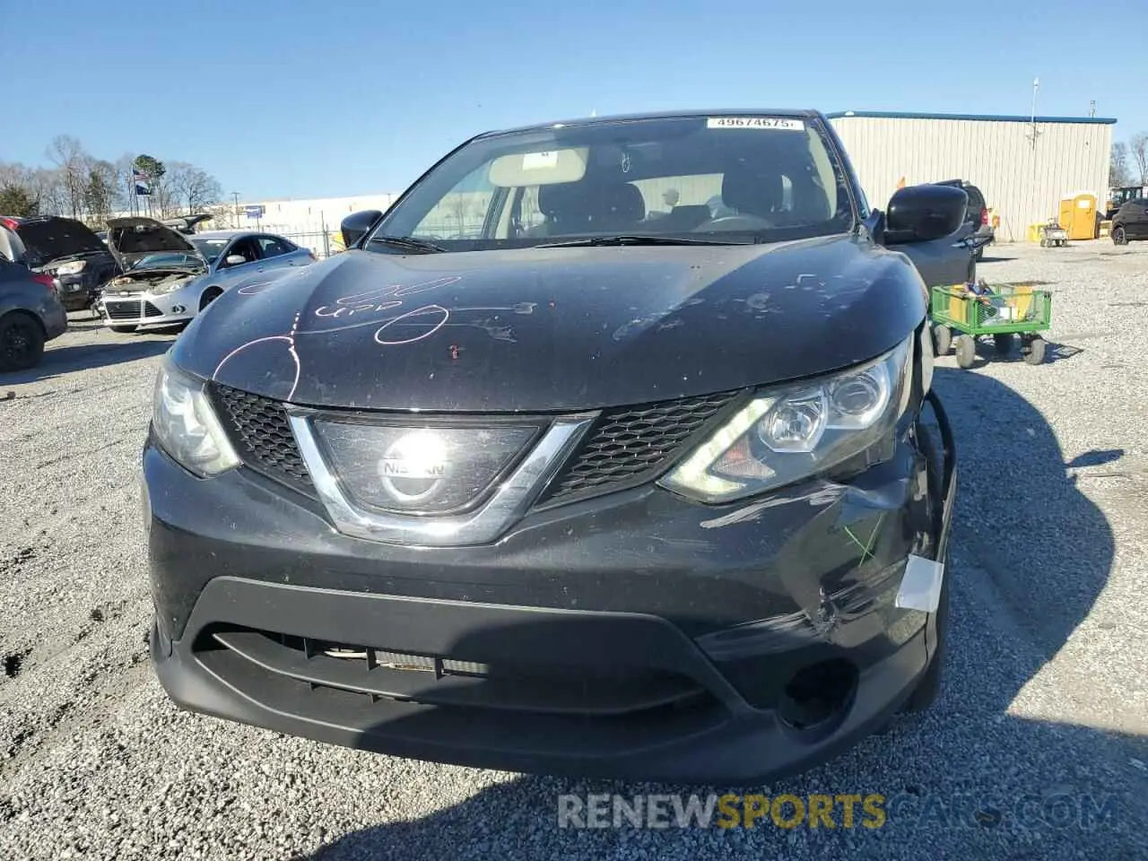 5 fotografías del automóvil dañado JN1BJ1CR9KW319471 NISSAN ROGUE 2019