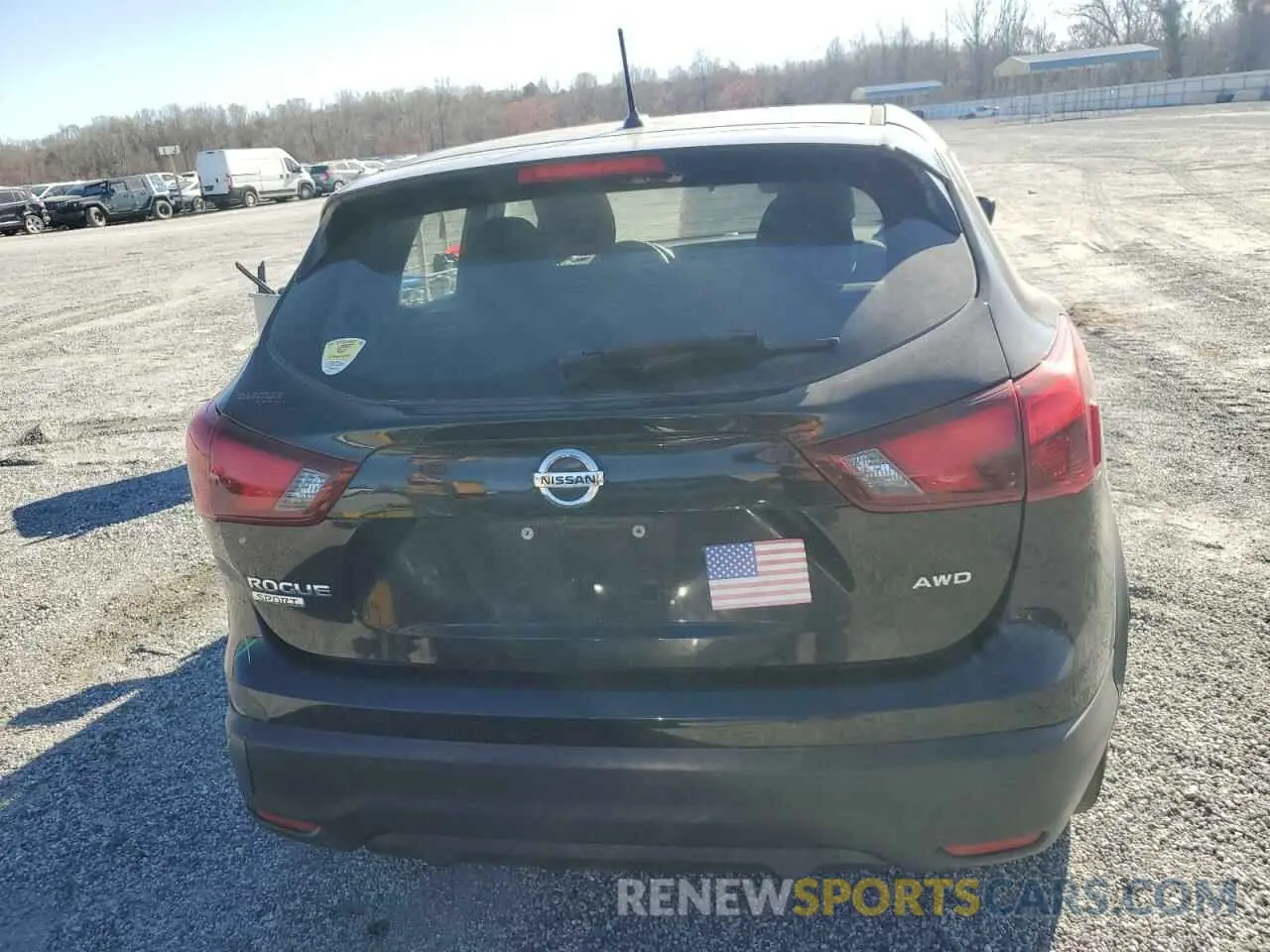 6 fotografías del automóvil dañado JN1BJ1CR9KW319471 NISSAN ROGUE 2019