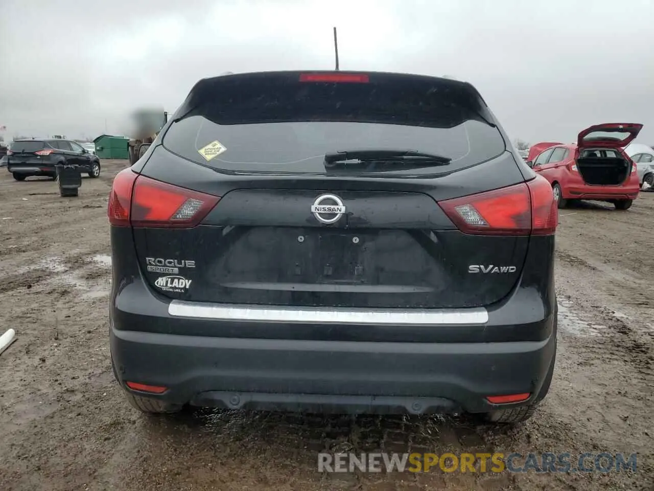 6 fotografías del automóvil dañado JN1BJ1CR9KW335993 NISSAN ROGUE 2019