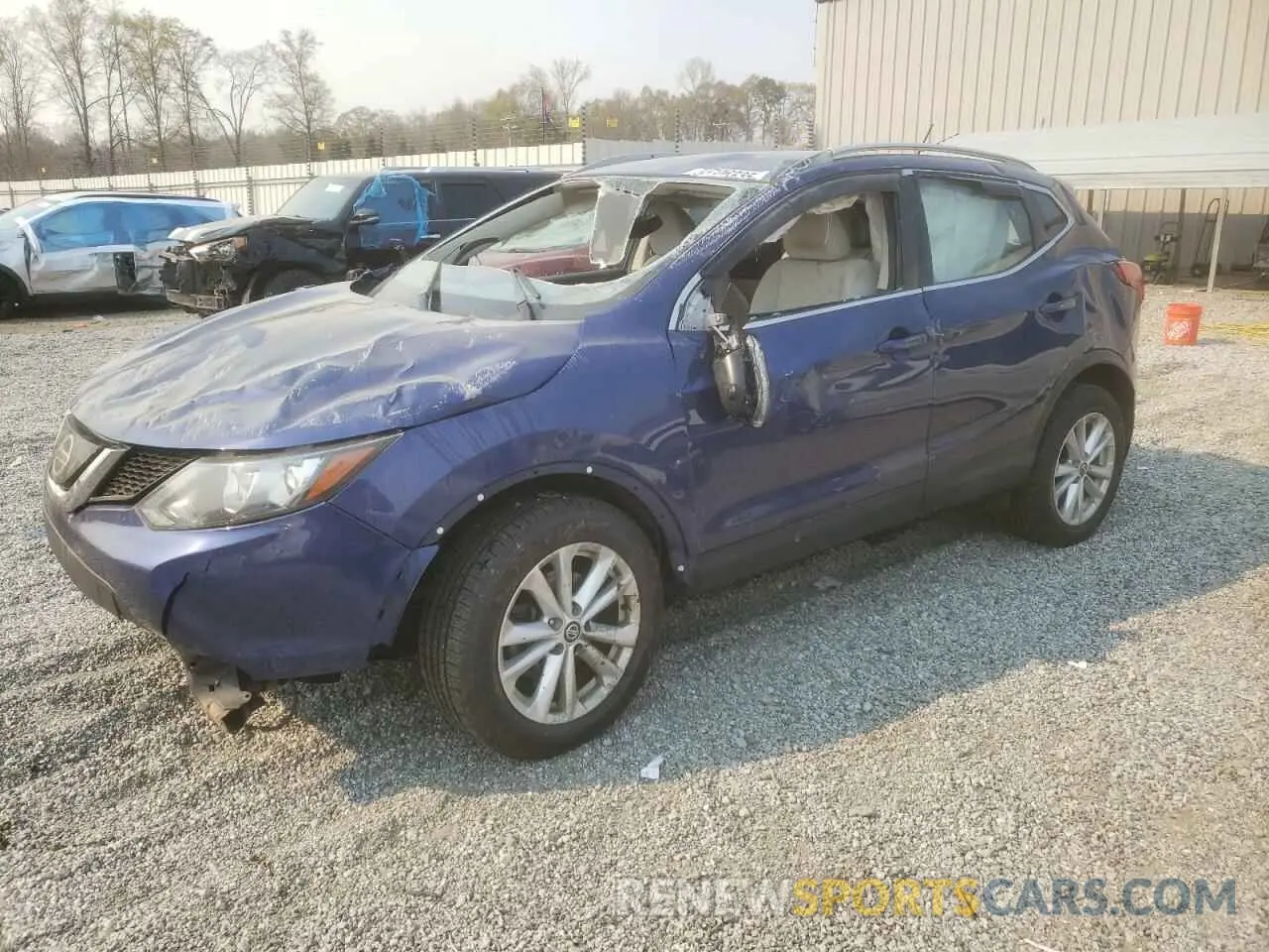 1 fotografías del automóvil dañado JN1BJ1CR9KW337405 NISSAN ROGUE 2019