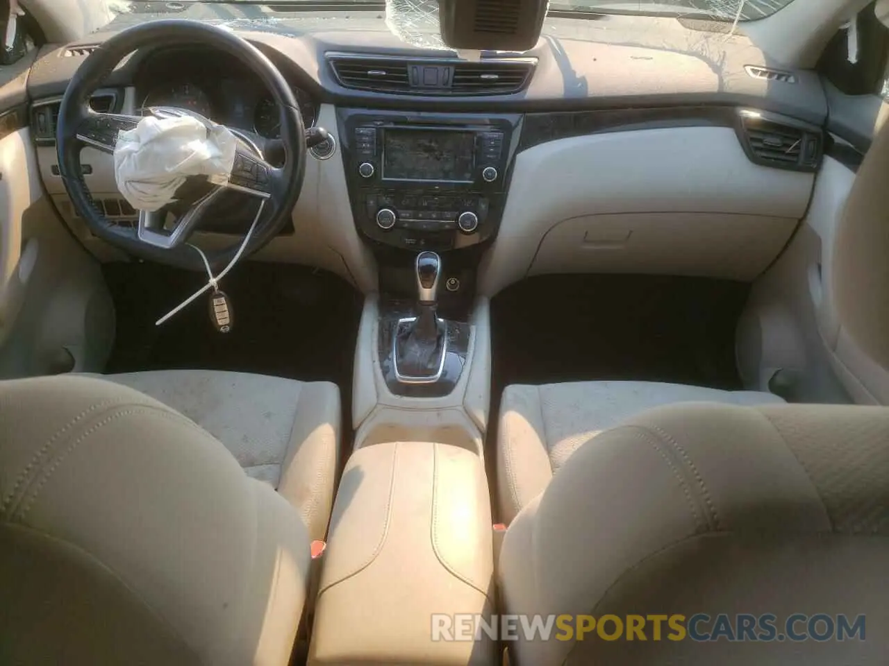 8 fotografías del automóvil dañado JN1BJ1CR9KW337405 NISSAN ROGUE 2019