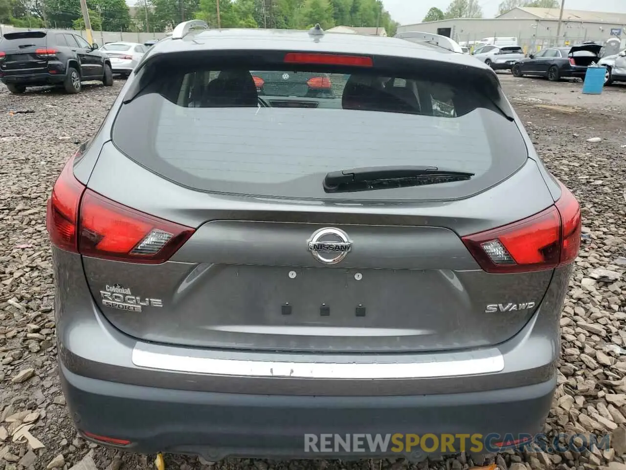 6 fotografías del automóvil dañado JN1BJ1CR9KW631001 NISSAN ROGUE 2019