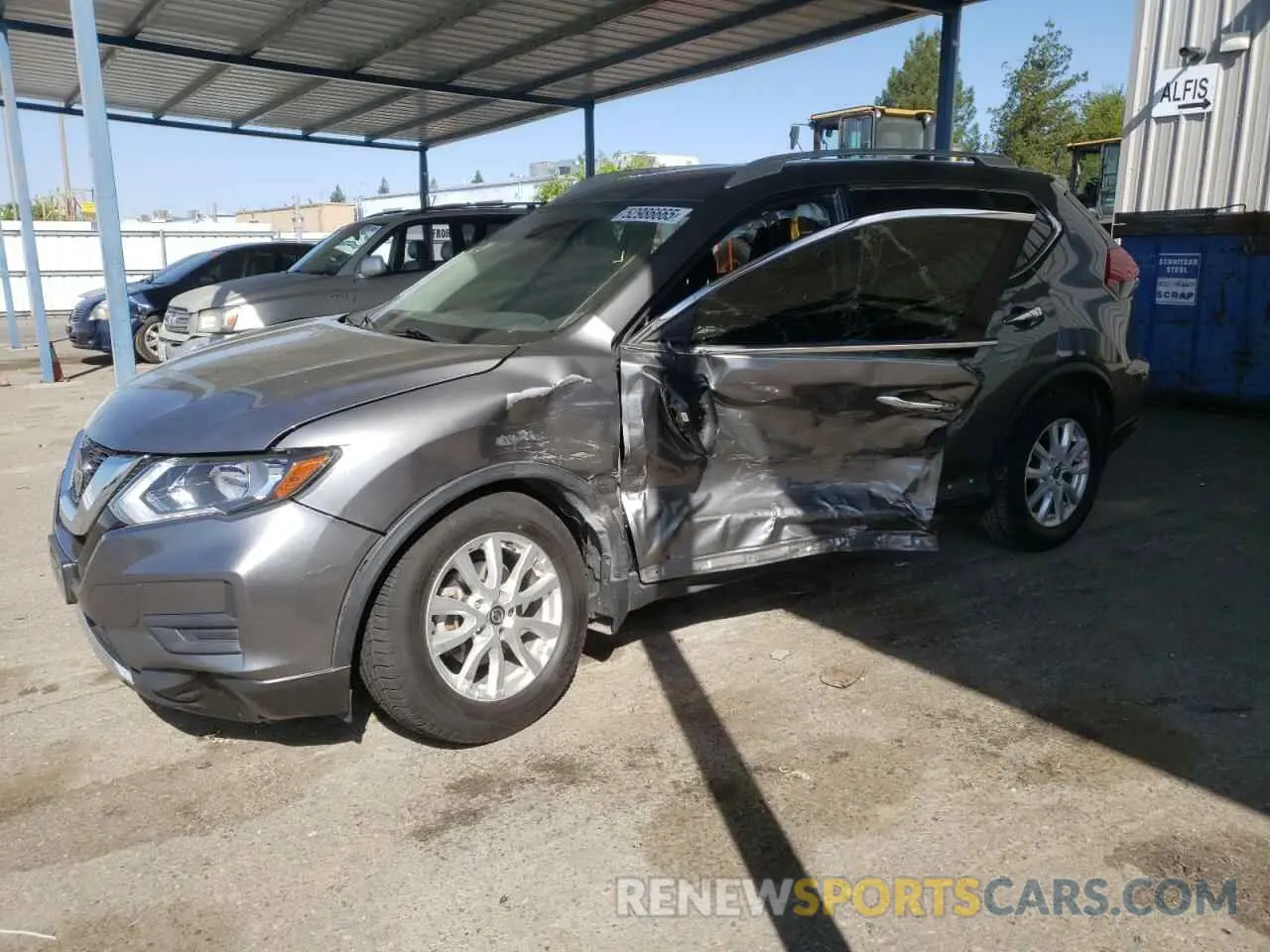 1 fotografías del automóvil dañado JN8AT2MT1KW259595 NISSAN ROGUE 2019
