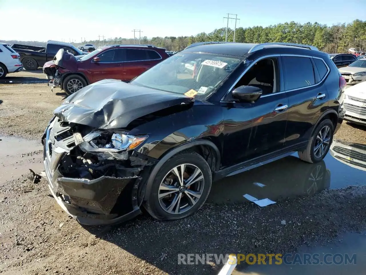 1 fotografías del automóvil dañado JN8AT2MT1KW262108 NISSAN ROGUE 2019