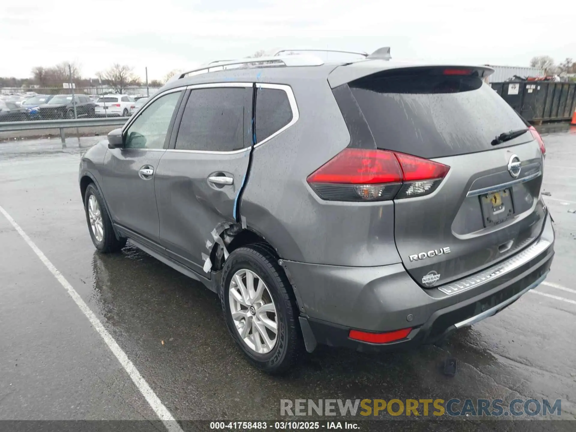 3 fotografías del automóvil dañado JN8AT2MT1KW505125 NISSAN ROGUE 2019