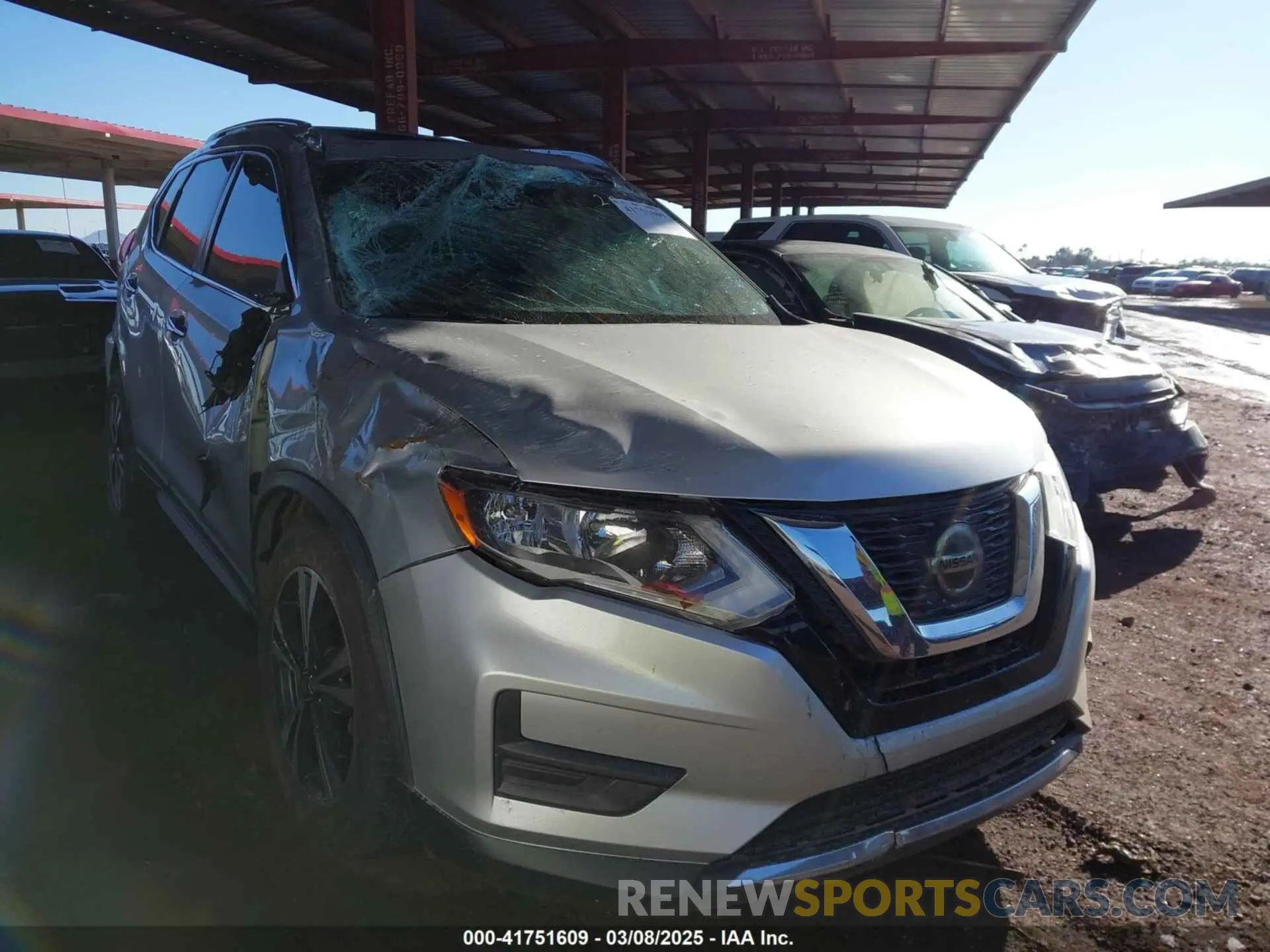 1 fotografías del automóvil dañado JN8AT2MT6KW265036 NISSAN ROGUE 2019