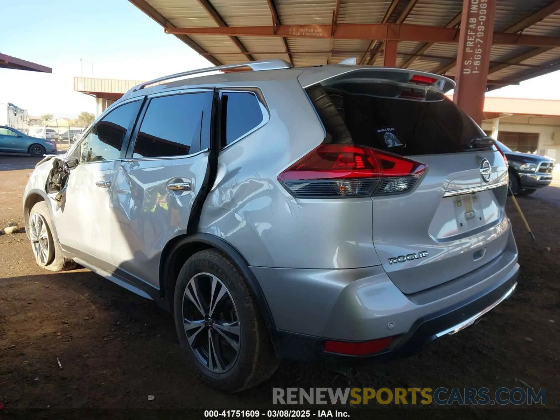 3 fotografías del automóvil dañado JN8AT2MT6KW265036 NISSAN ROGUE 2019