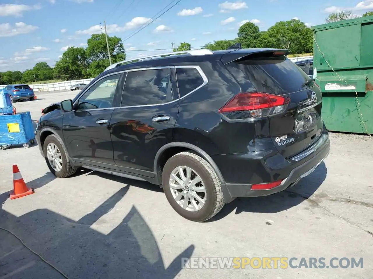 2 fotografías del automóvil dañado JN8AT2MTXKW253410 NISSAN ROGUE 2019