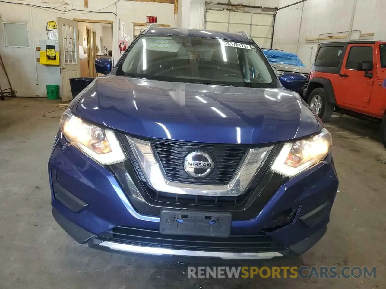 5 fotografías del automóvil dañado JN8AT2MV0KW381530 NISSAN ROGUE 2019